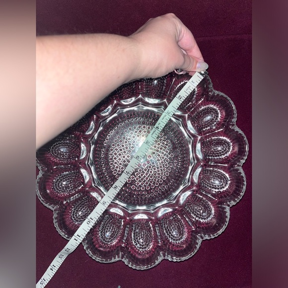 Vintage Cut Glass Egg Tray - Picture 8 of 8